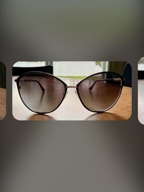 Tom Ford Women's Brown Gradient Cat-Eye Sunglasses